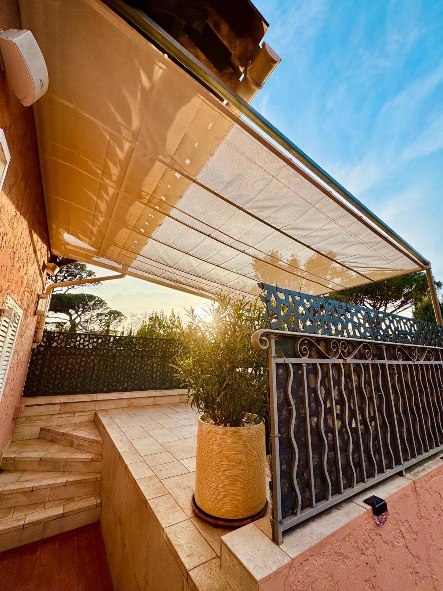 Studio Climatise, Terrasse, Parking Prive, 50M De La Plage 쎙뜨호뻬 외부 사진
