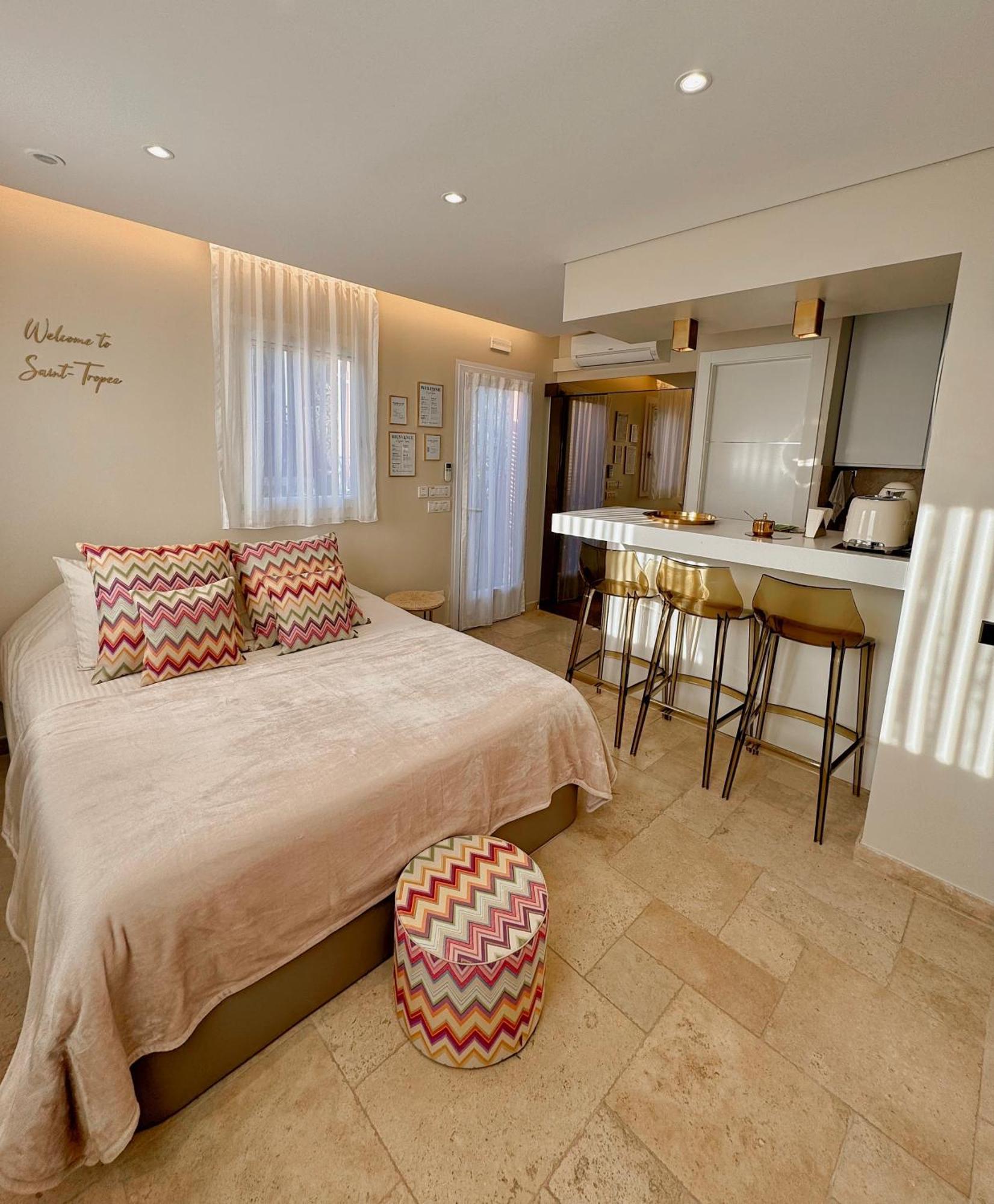 Studio Climatise, Terrasse, Parking Prive, 50M De La Plage 쎙뜨호뻬 외부 사진
